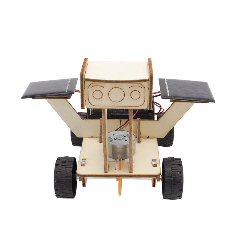 DIY Solar Lunar Rover Model Technology Physics Science Toys Experimental Tool Kit Learning Educational Toy for School Supply