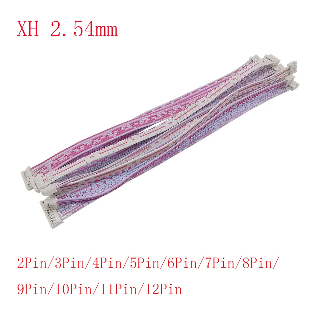 10Pcs JST XH 2.54mm Pitch Double Head Plug 26AWG Wire Cable Connector Line Length 20CM XH2.54 2P/3/4/5/6/7/8/9/10/11/12 Pin