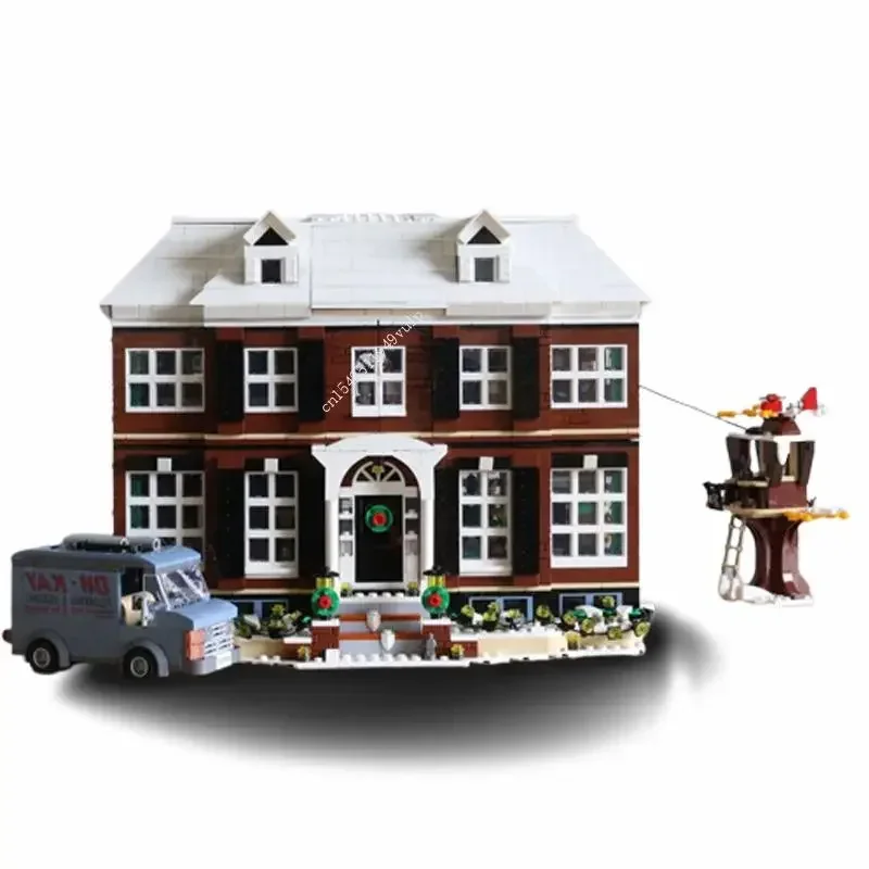 3955pcs Fit 213300 Home Alone House Dolls Car Model Streetview Building Blocks Bricks Children Educational Toys for Boy Gift