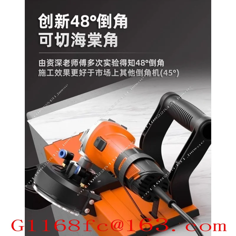 Ceramic Tile 45 Degree Oblique Artifact Machine Chamfering Board Dust-free Haitang Angle Collision Cutting