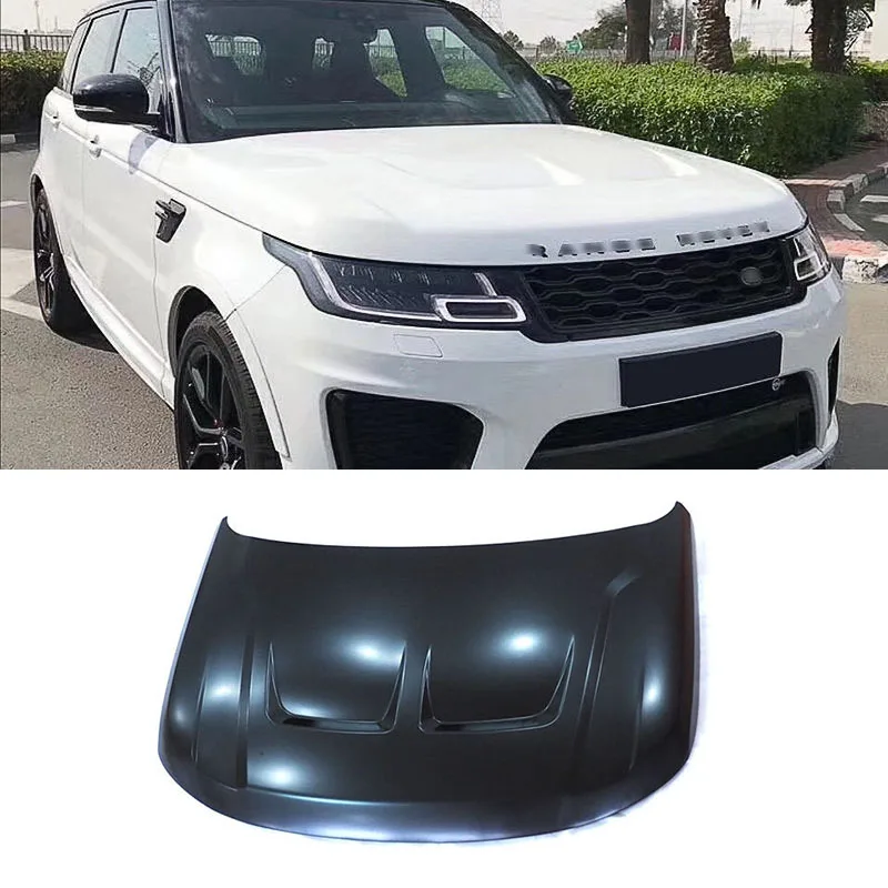 1:1 capô de motor dianteiro svr peças de carro para land rover range rover capô de carro esportivo acessórios de liga de alumínio 2014-2017