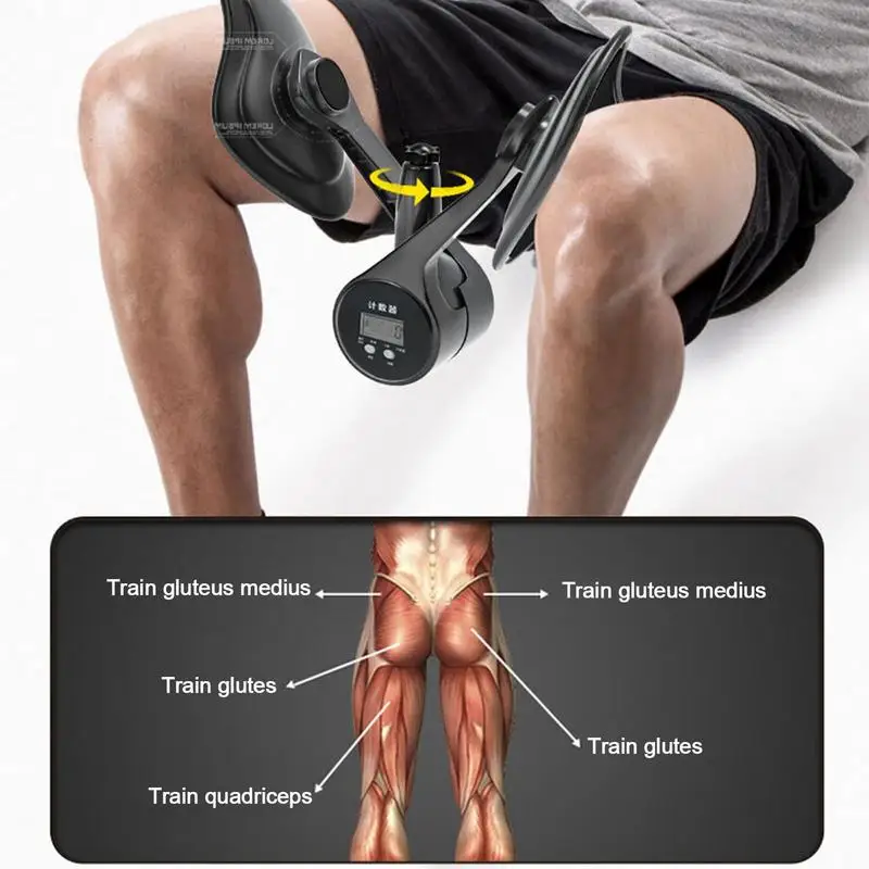 Allenatore muscolare del pavimento pelvico esercitatore Kegel 360 deflettore rotante allenatore dell'anca correzione dell'attrezzatura per esercizi della coscia interna regolabile