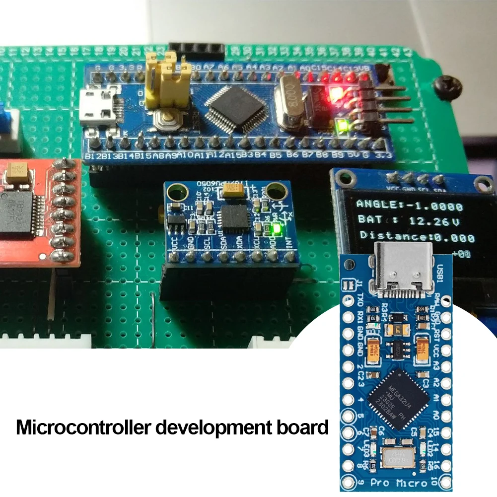 Pro Micro Module Board With 2 Row Pin Header ATmega32U4 5V/16MHz Module Controller Voltage Regulator for Arduino IDE V1.0.1