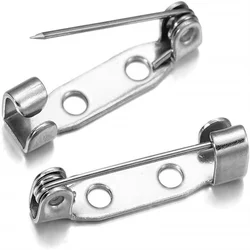10pcs 20pcs Stainless steel Bar Pins Brooch Clasp Pin Backs Safety Clasp Brooch for Name Tags Brooch Making DIY Crafts Badges