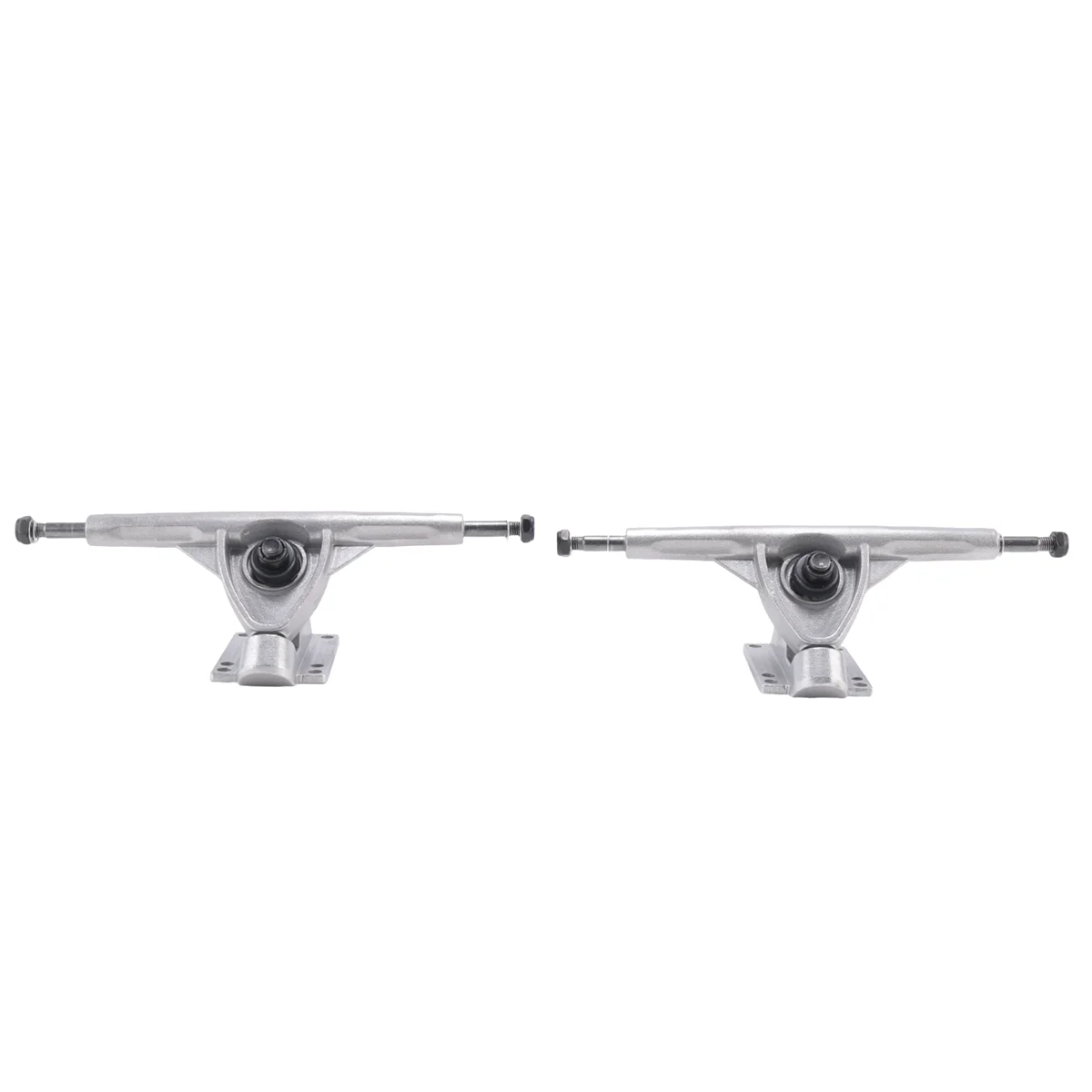 7Inch LongBoard Trucks Skateboard Truck for Flat-Plate Bridge Aluminum Universal Longboard Skate Board Bracket,Silver