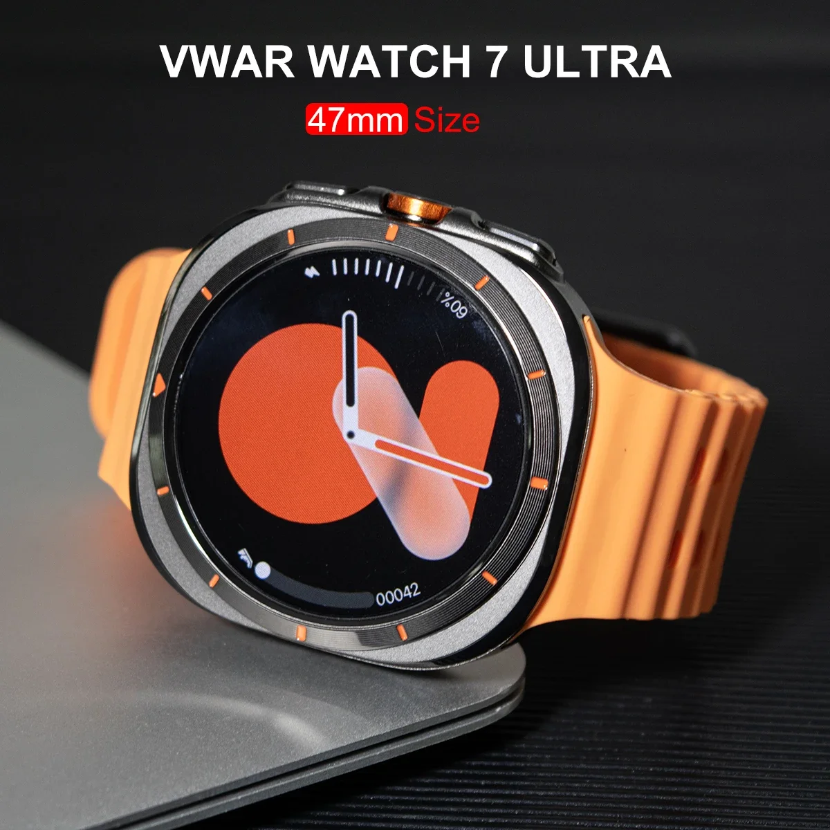 

2024 New Watch 7 Ultra 1:1 47mm Smartwatch AMOLED Screen Bluetooth Call IP68 Waterproof Mens Smart Watch for Android IOS