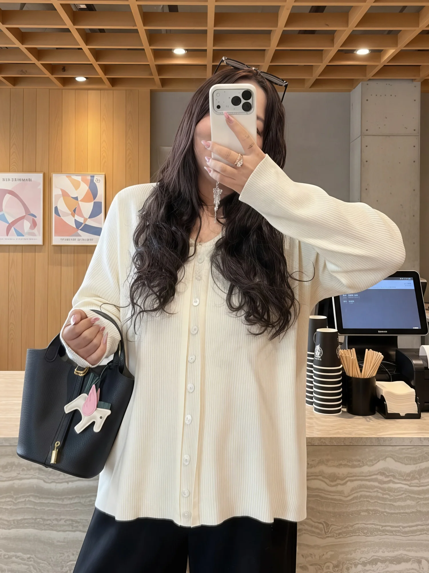 

Вязаный длинный кардиган размера плюс, женский осенне-зимний утягивающий универсальный топ Lazy Sle, трикотаж больших размеров Thi Sister