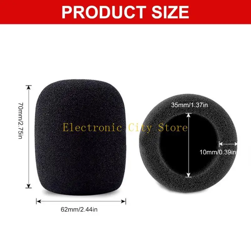 Schirded Foam Cover für Standard MICS Professional Podcast Studio Essential Accessoire Hu8d