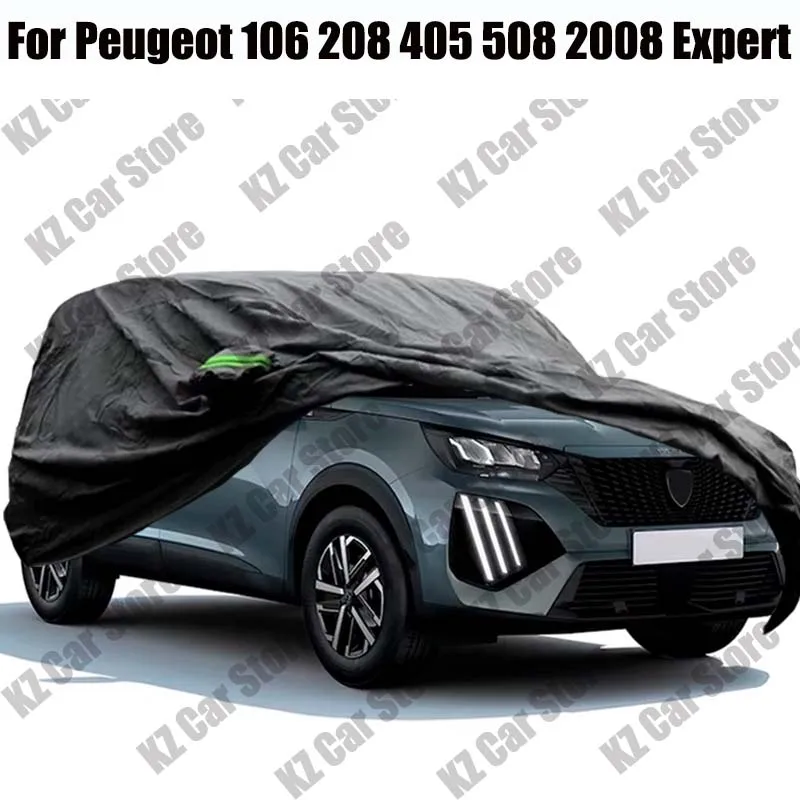 

Full Car Cover For Peugeot 106 208 405 508 2008 Expert Windproof Auto Anti-UV Sun Snow Rain Dust Prevent Cover