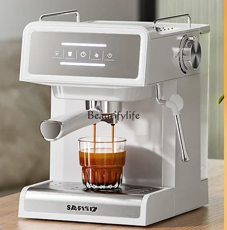 

SAPOUDREC40 Semi-automatic Italian household touch screen steam milk foam integrated espresso machine