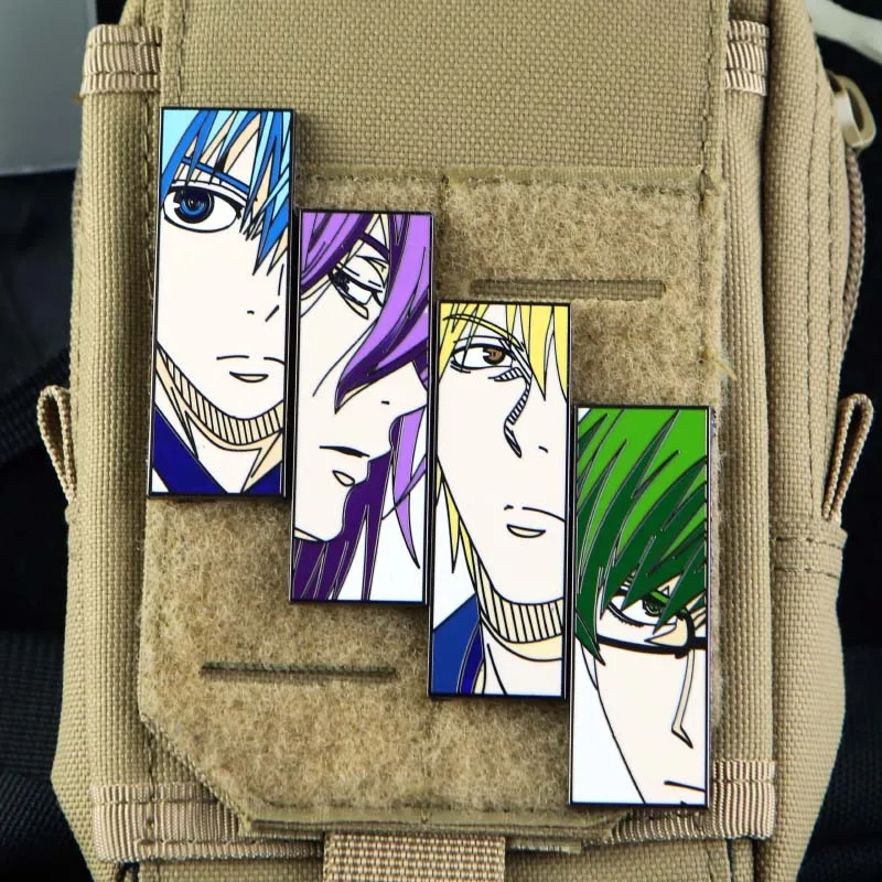 Kuroko's Basketball Metal Patch Kuroko tetsuya kise ryouta midorima Shintaro aomine Daiki murasakibara Atsushi FIGURE