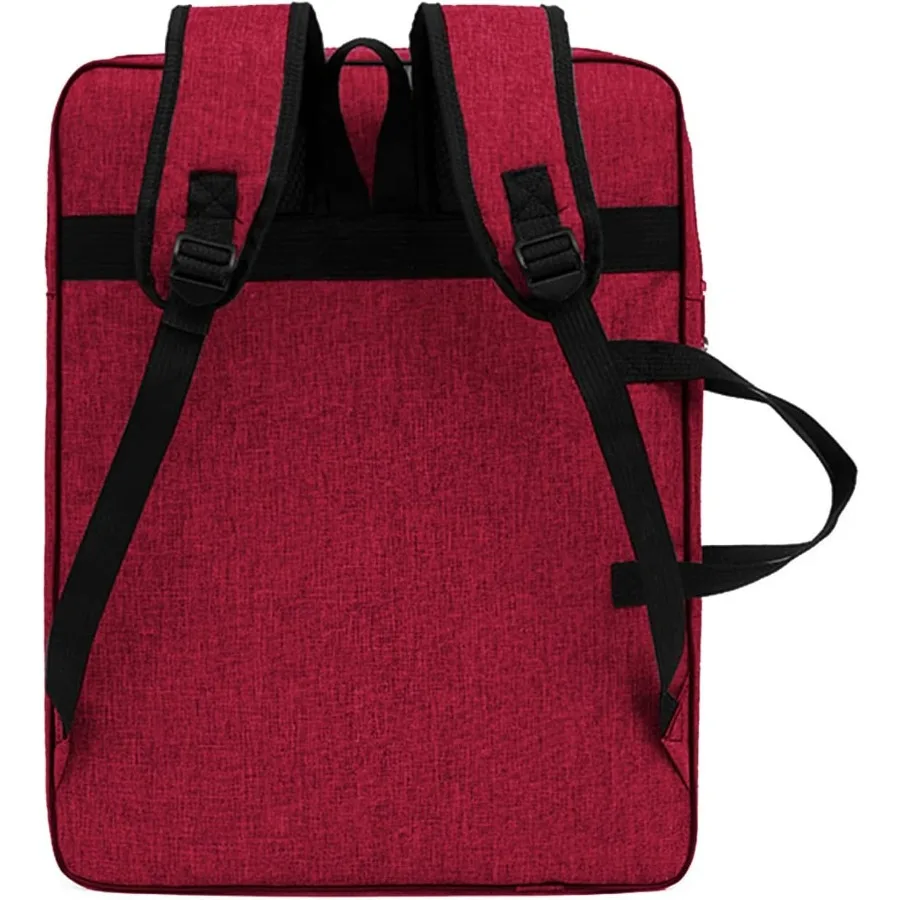 Mochila de transporte de cartera de artista 8K para almacenamiento de arte versátil: mochila de tablero de dibujo ajustable impermeable con capacidad grande