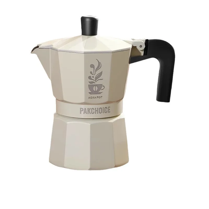 

Double valve mocha pot coffee maker