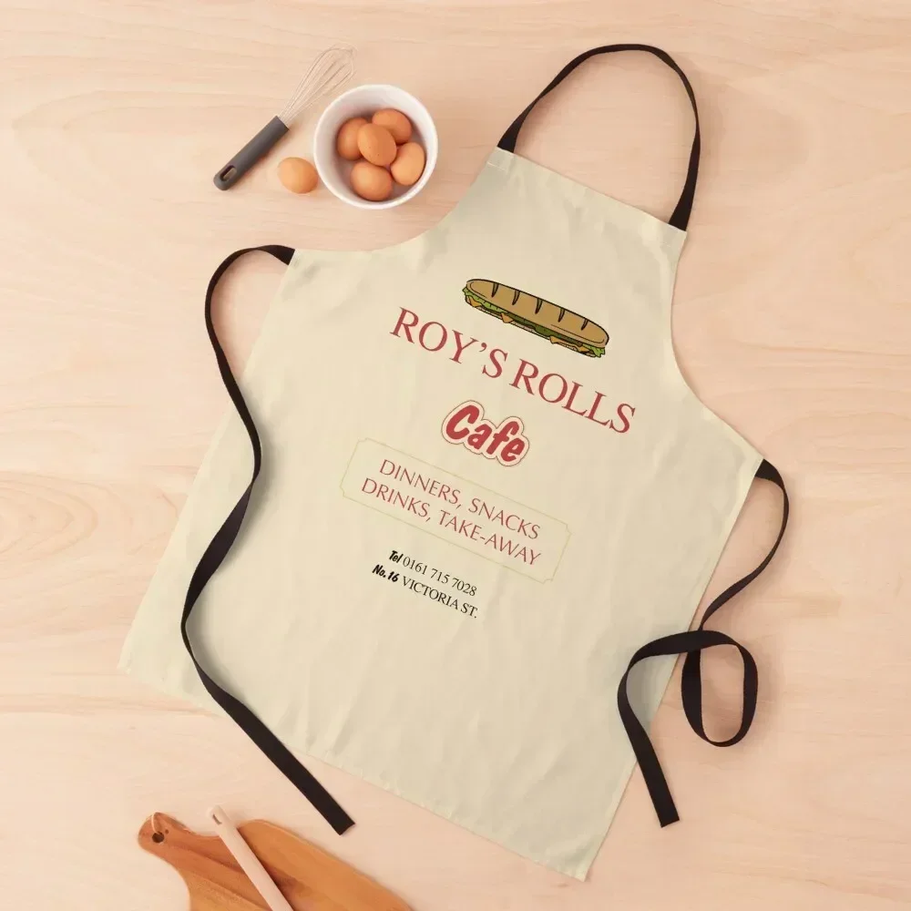 

Фартук Roy's Rolls Cafe Сексуальная кухонная одежда для мужчин, аксессуары для рисования шеф-повара, фартук