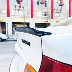 For BMW E46 3 Series 4Door 1998-2006 Sedan Car Rear Trunk Roof Lip Lids Rear Boot Spoiler Splitter Car Tail Wing Accessories