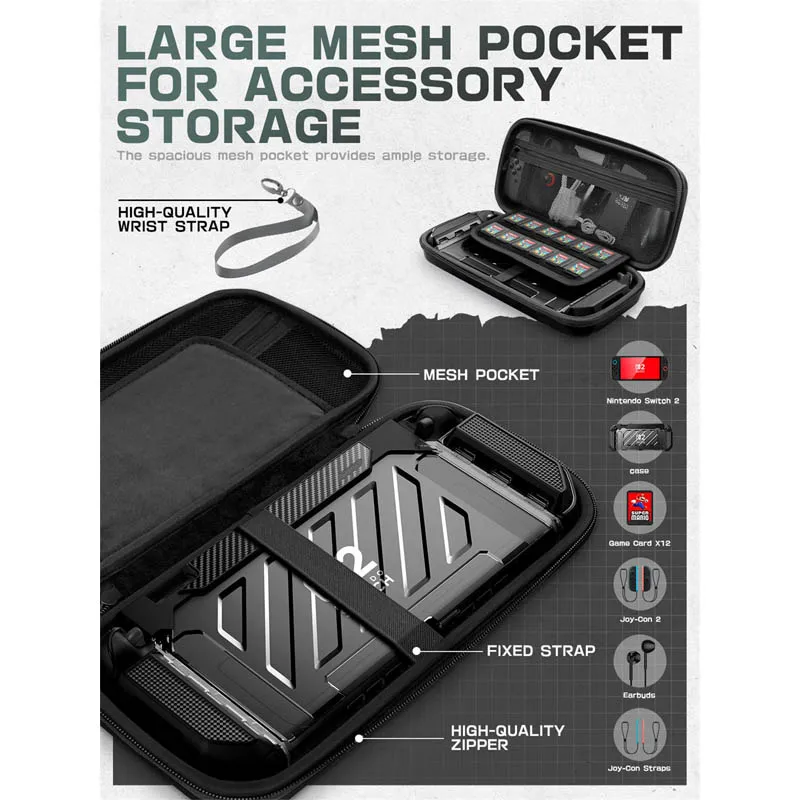 SUPCASE Carrying Case for Nintendo Switch 2 2025 P... - 3