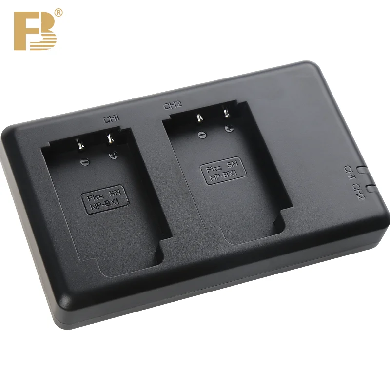 Carregador de bateria FB NP-BX1 para câmera Sony RX100 RX1R HX50 WX350 M7 M6 M5 M4 M3 M2 CX240E DSCHX900 HX60 com carregador de canal duplo