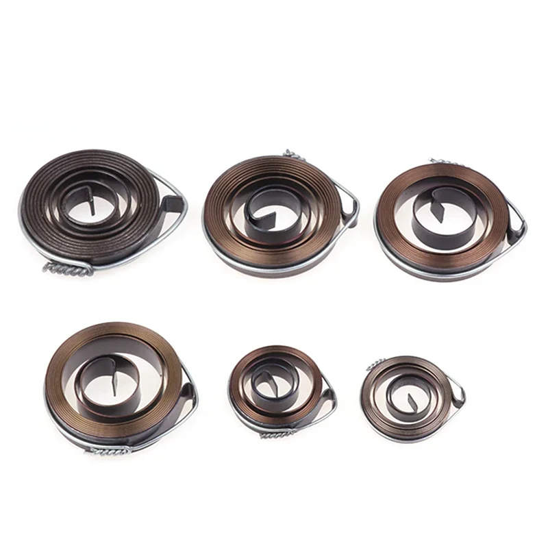 1 قطعة 0.7-1.5 سمك 680-1540 مللي متر طول دوامة سلك مسطح لفائف التواء الربيع قوة ثابتة تمديد الينابيع