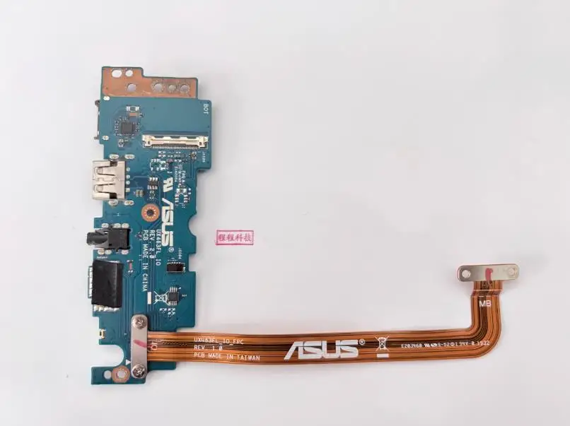ORIGINAL STOCK FORASUS  FOR ZenBook Flip 14 UX463 UX463FL USB BOARD AUDIO SWITCH BOARD WITH FLEX CABLE