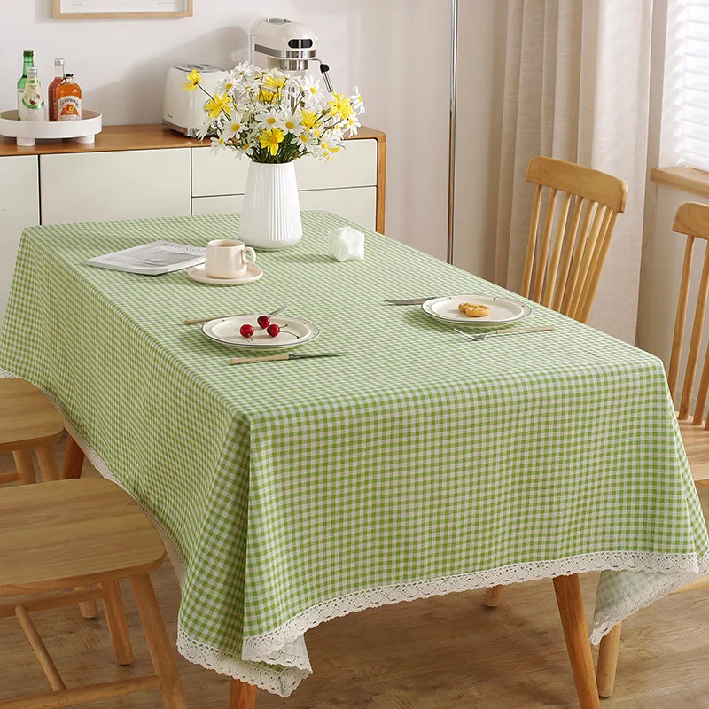 

L-WAZI Square tablecloth household Nordic small fresh table cloth