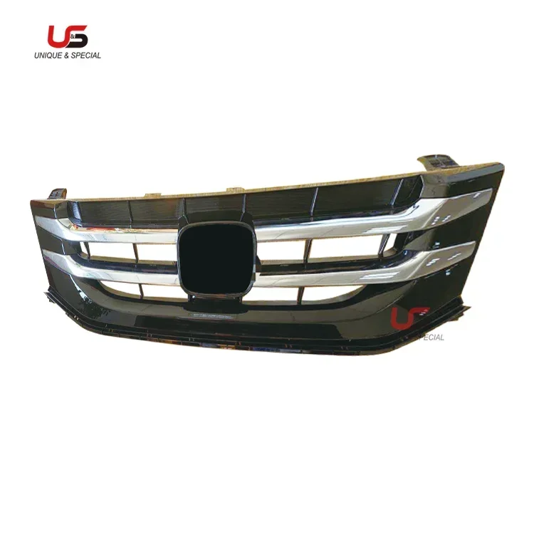 High Quality Chrome Car Front Grille for 2013 2014 Honda Odyssey American Front Bumper upper grille OEM 75100-TK8-A110