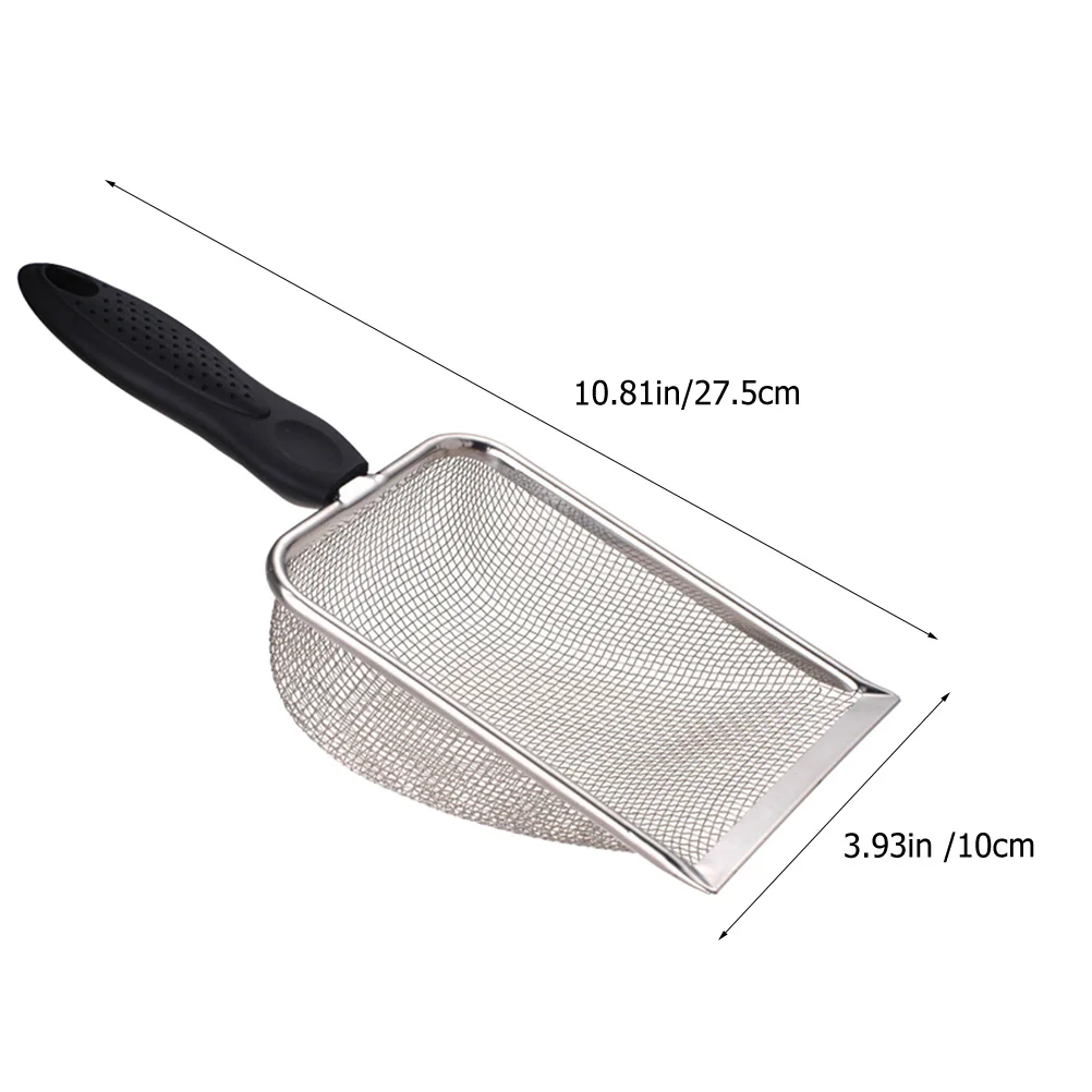 Filtre à sable de plage pour enfants, pelle Portable, outil de nettoyage des mailles, jeu en plein air, pelle à sable légère en plastique pour enfants