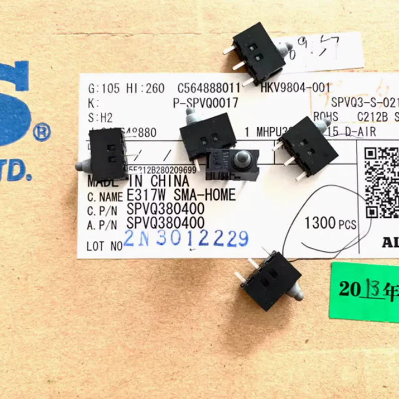 

2 шт. ALPS небольшой герметичный водонепроницаемый микропереключатель SPVQ380400 переключатель дверного замка автомобиля