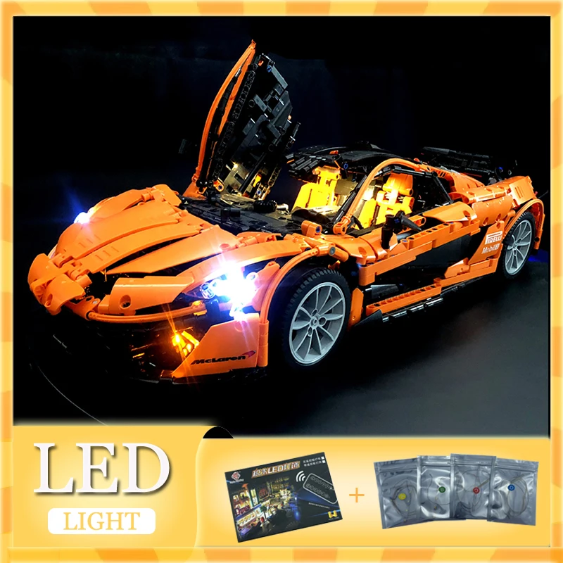 DIY LED Light Kit For LEGO 13090 Technical Super Car ( Only LED Light,Without Blocks Model)