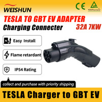 TESLA TO GBT EV Adapter Electric Vehicle Charger Connecter for 16A/32A TESLA Charger To GBT  Electric Car Adapter