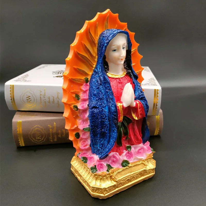 

Cross border Western Religion Virgin Mary Desktop Decoration Resin Crafts Decoration Office Gifts