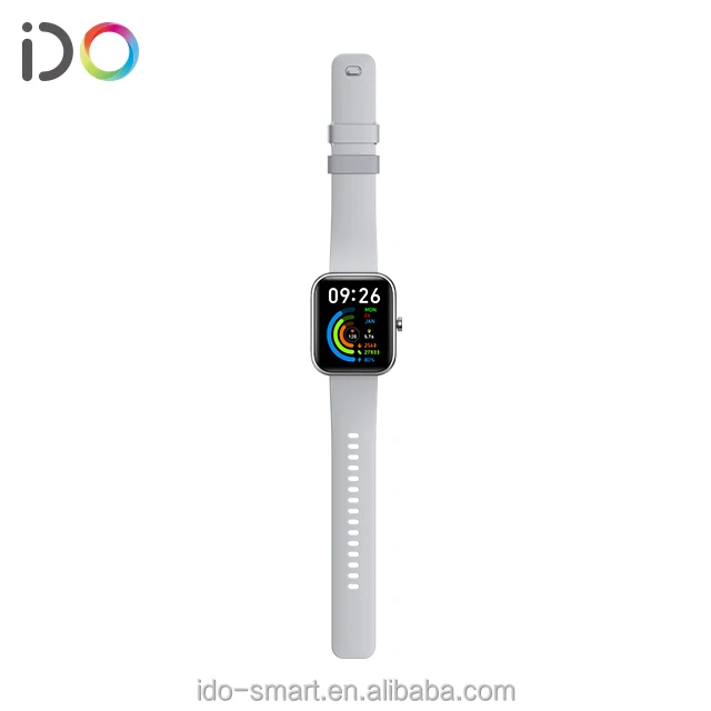 TJXL-IDO 2024 moda relógio inteligente 1.83 polegada esporte fitness design quadrado ip68 à prova dip68 água tela tft android ios mulheres homens alexa