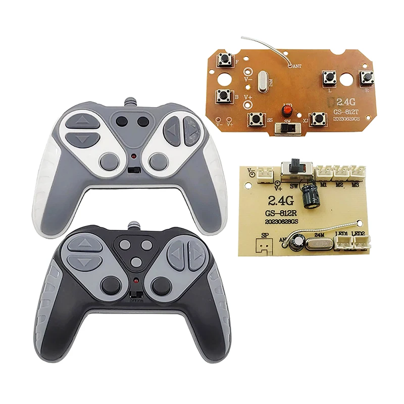 1 Set 6CH 2.4G Transmitter Receiver Board Radio System With RC Remote Control For Vehicles Trucks RC Car Model Modification