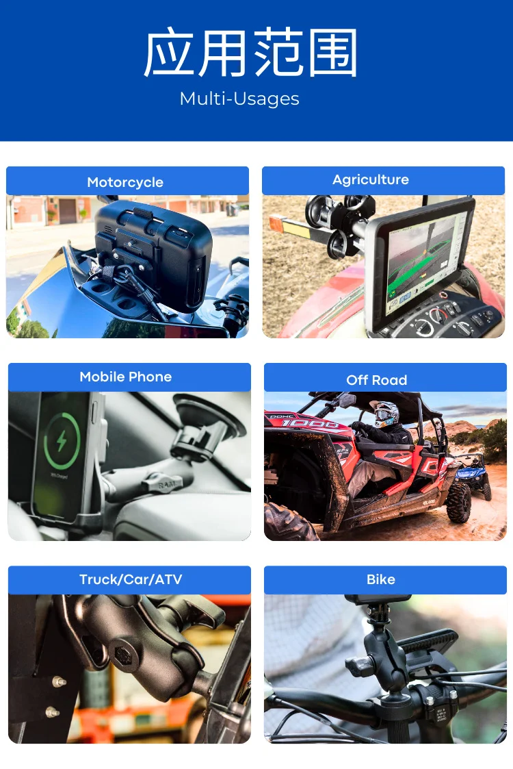 The original factory power cord is suitable for 5-inch and 7-inch CARPLAY motorcycle navigators and various applicable models
