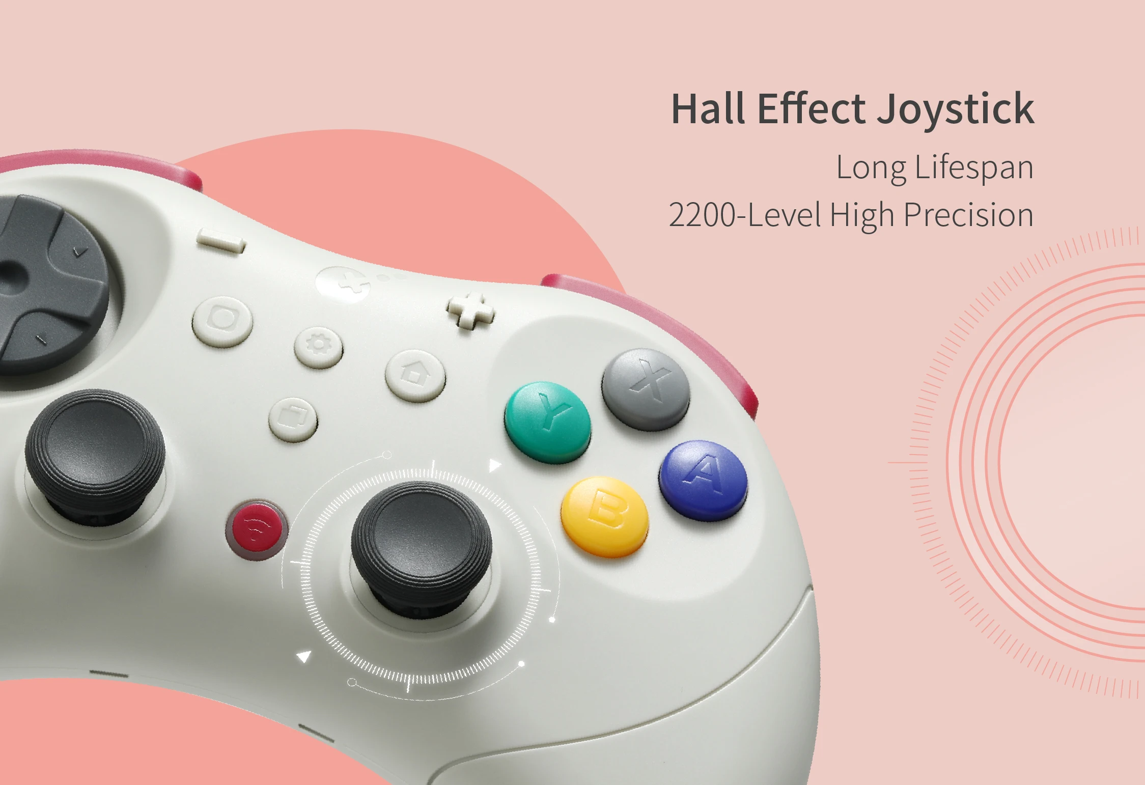 GuliKit Elves 2 Pro Wireless Gaming Controller für Switch 2 Windows Hall Joysticks mit 1000 Hz Gamepad für iOS und Android – Detail 4