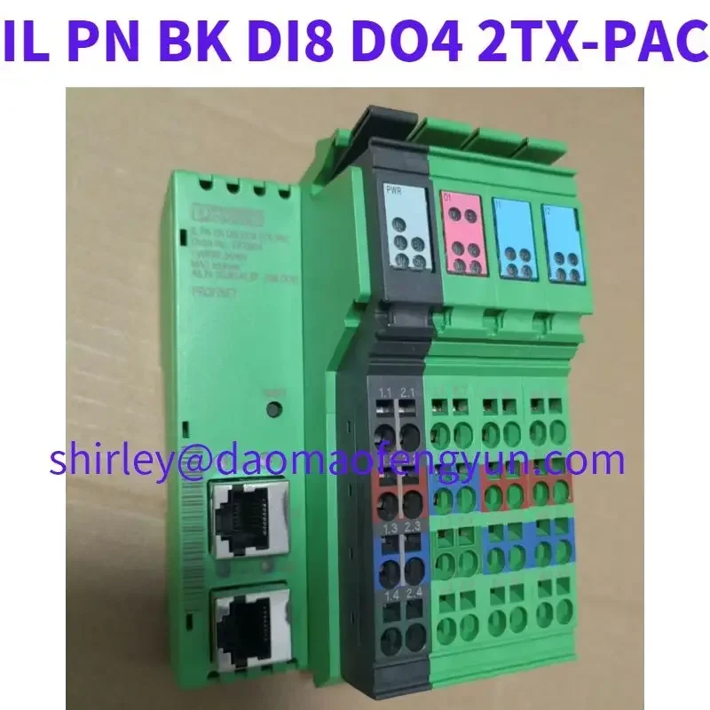 

Совершенно новый соединитель для шиншилловой шины IL PN BK DI8 DO4 2TX-PAC, артикул 2703994