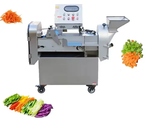 Double-head of Stainless Steel Intelligent CNC Cut Different Shapes Sizes Potato Slice Eggplant Vegetable Cutter
