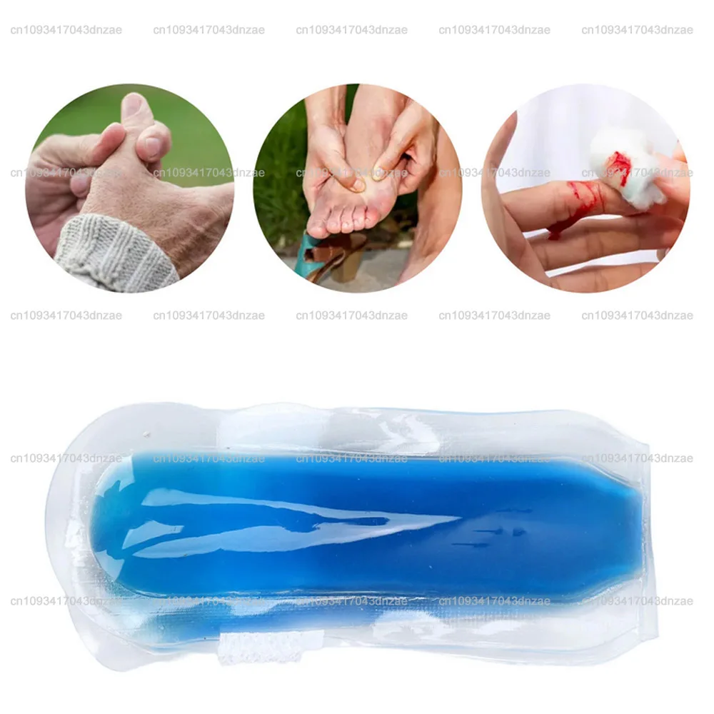 1pcs Ice Gel Finger Wrap Finger Ice Pack Cold Hot Compress Therapy Wrap Pain Swelling Relief for Sports Injury & Burn Treatment