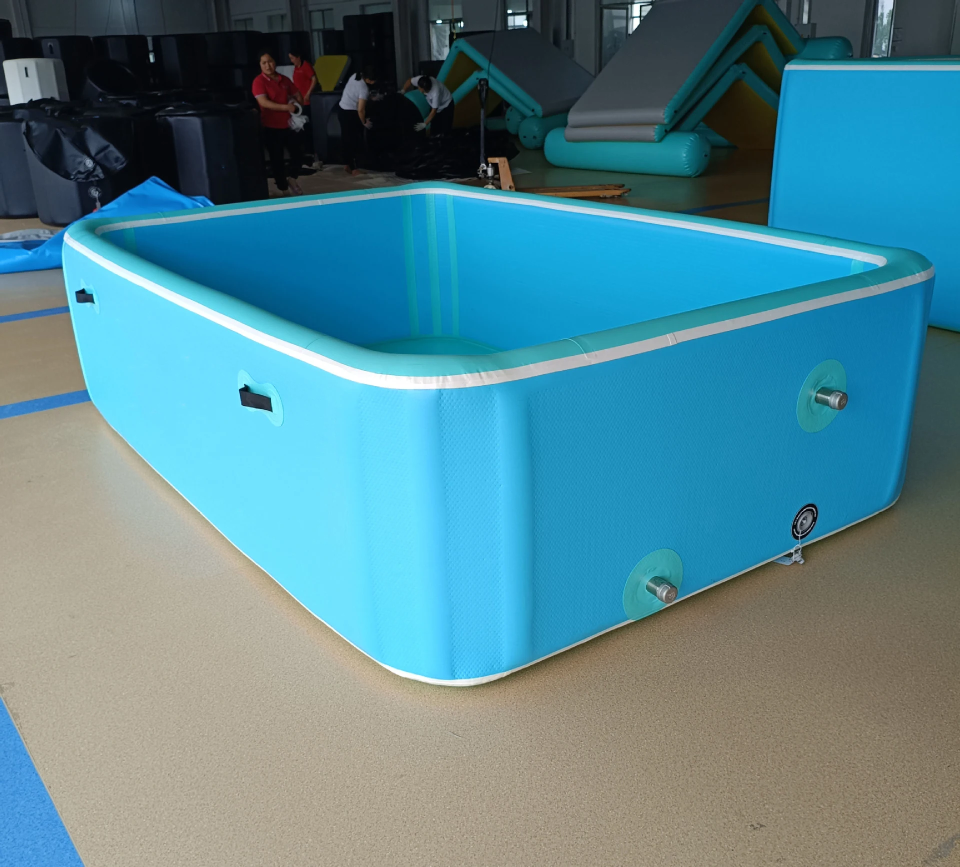 Piscina Inflable Portátil de PVC, Nueva y Popular, de Alta Calidad, con Tecnología Drop Stitch, para Exteriores