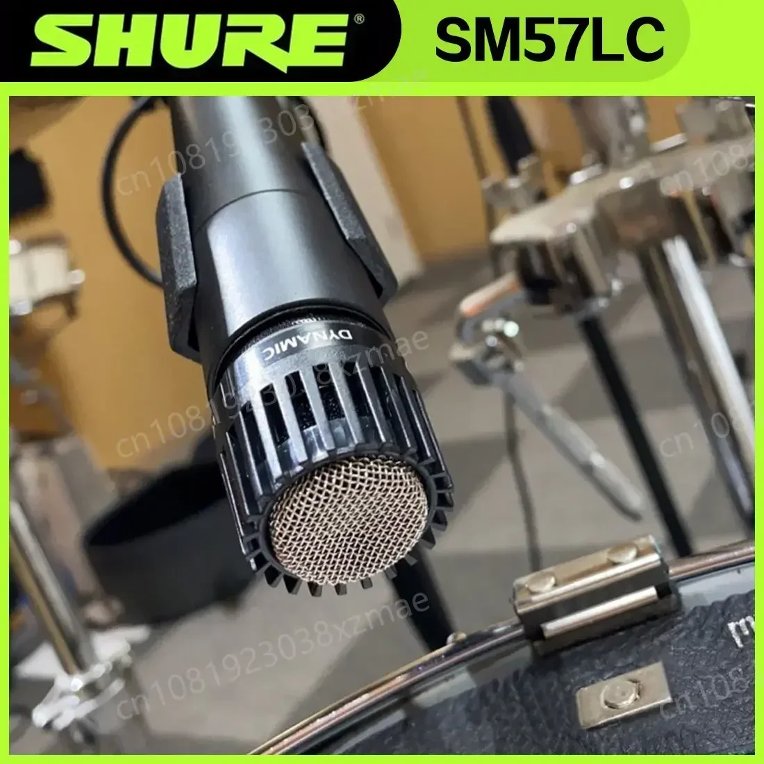 2PCS SHURE SM57 전설적인 다이나믹 마이크 전문 유선 핸드헬드 카디오이드 가라오케 마이크 스테이지 스튜디오 녹음