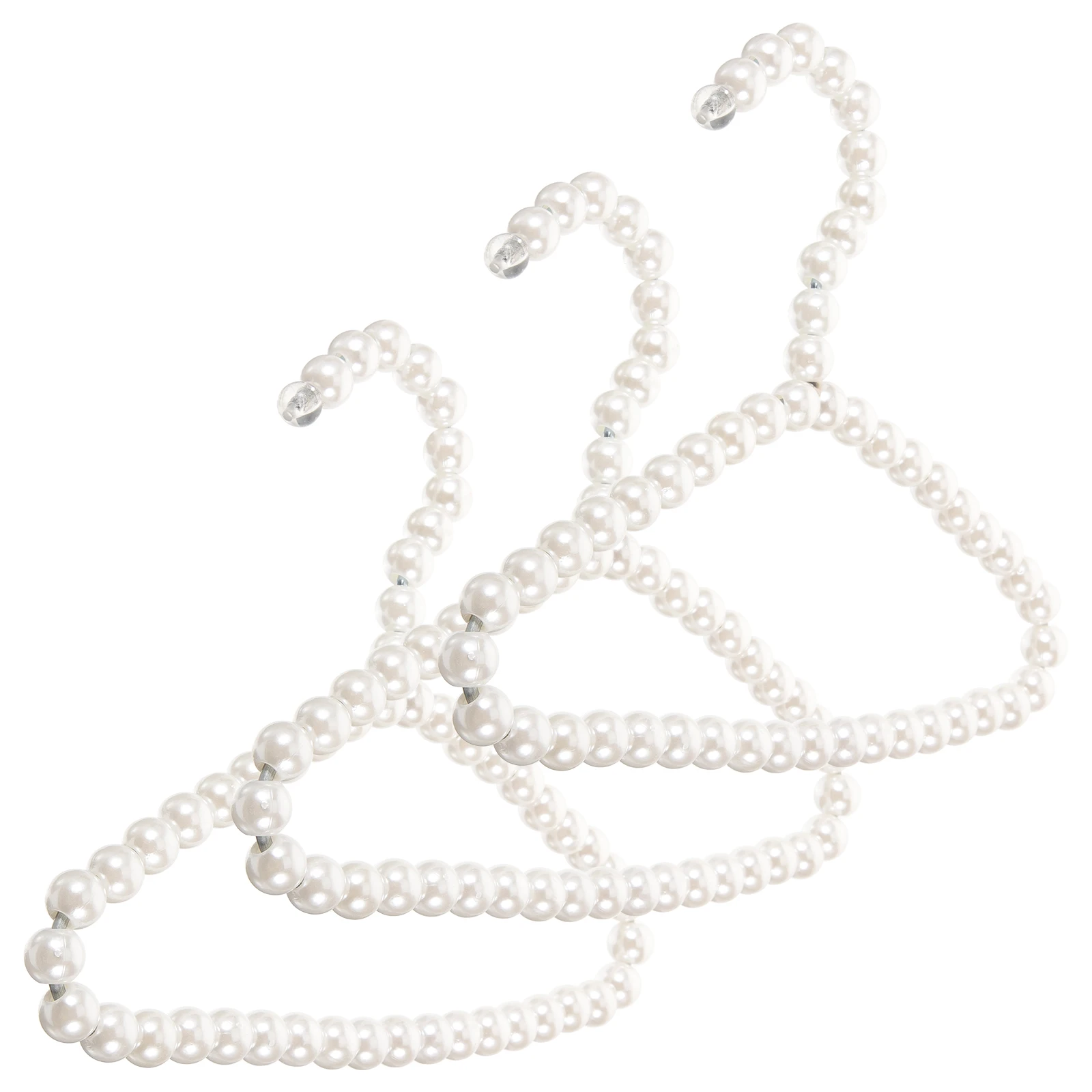 

3pcs 20Cm Pet Cloth Hangers Pearl White Metal Dog Clothes Hangers For Puppy Cat Chihuahua Garment Storage Pet Grooming Supplies