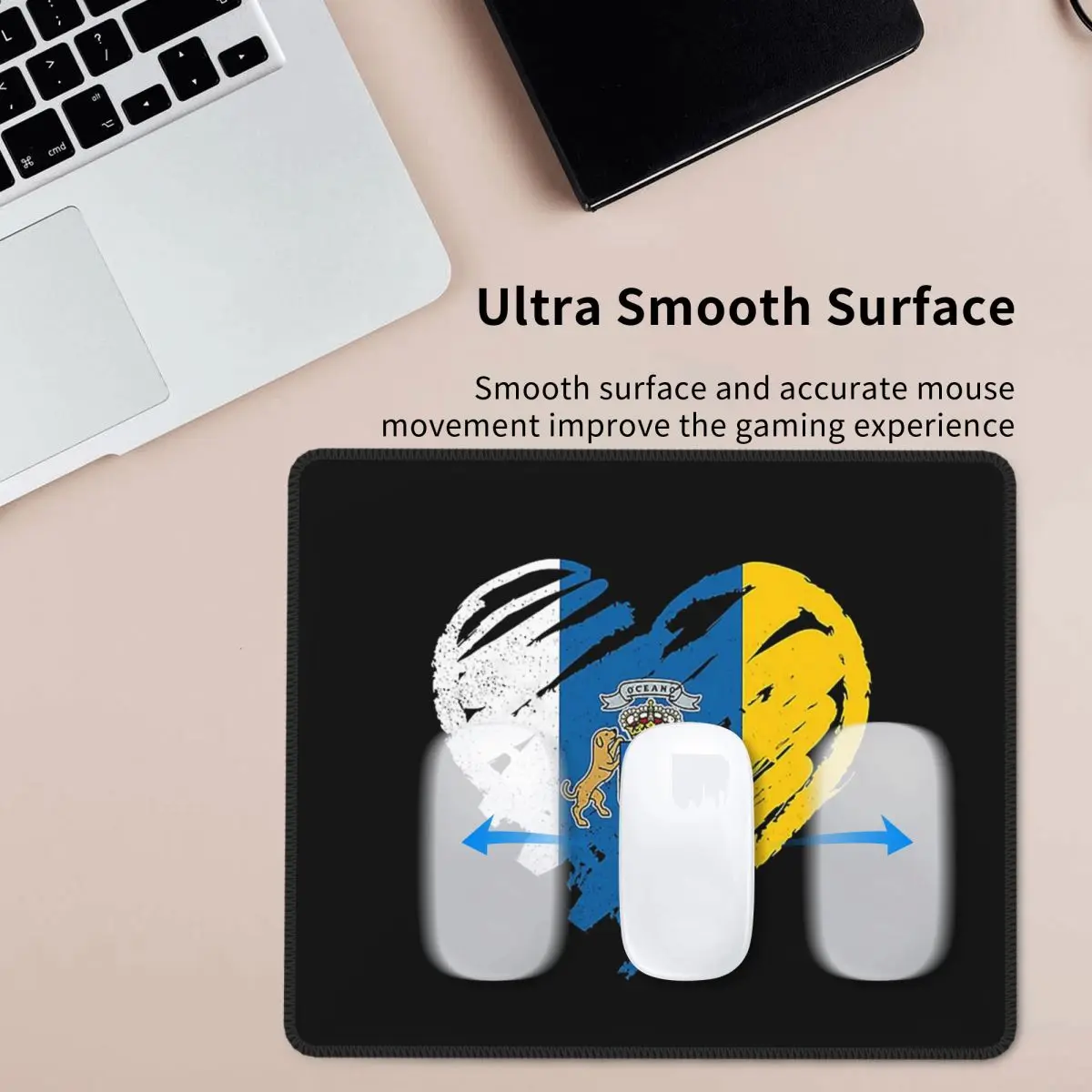 

Испания Флаг Океано Канарские острова Коврик для мыши Компьютерная клавиатура Коврик для мыши Игровой ПК Ноутбук Настольный коврик Офисные аксессуары Настольные коврики