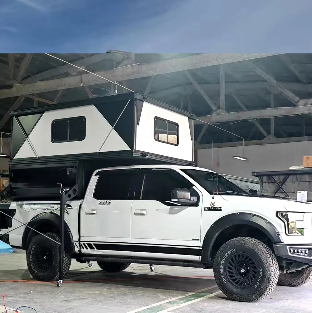 Hard Folding Pickup Bed High Cover Camping Tent Honeycomb Aluminum Plate Hard Wall Truck Camper Tent