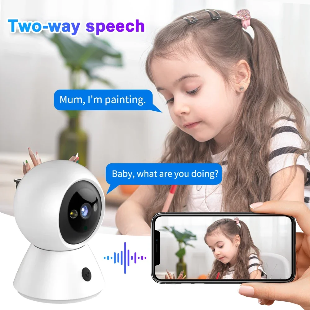 WIFI IP Camera Full Color Night Vision Motion Detection Intelligent Security Protection Video Surveillance Baby Monitor Recorder