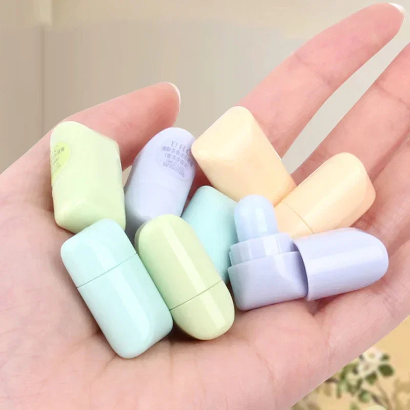 Cute Mini Fresh Tea Lip Balm Lip Oil Moisturizing Transparent Lipstick Base Hydrating Long-Lasting Anti-Drying Moisturizing Lip