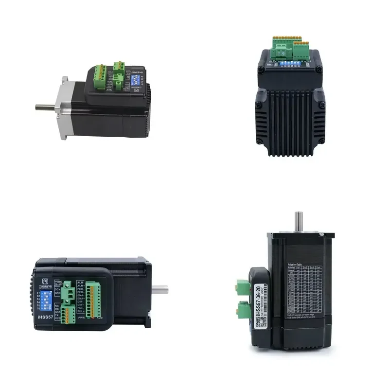 IHSS57-36-20 Nema23 Hybrid Closed Loop Stepping Servo Motor DC 36V 2Nm 1000 Line Encoder 2 Phase 8mm Axis