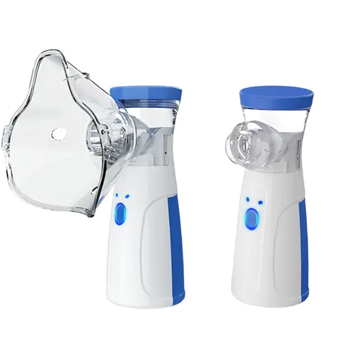 Nebulizador portátil para exteriores, Mini atomizador de inhalador de asma de mano de malla silenciosa, dispositivo de emergencia para ahorro de cuidado de la salud para niños y adultos