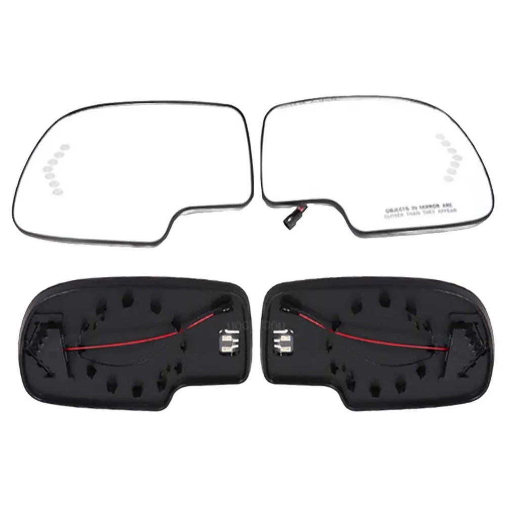

Car Wide Angle Heated Rearview Mirror Lens For GMC Sierra 1500 2003 2004 2005 2006 2007 Cars Accessories Replace With Steering