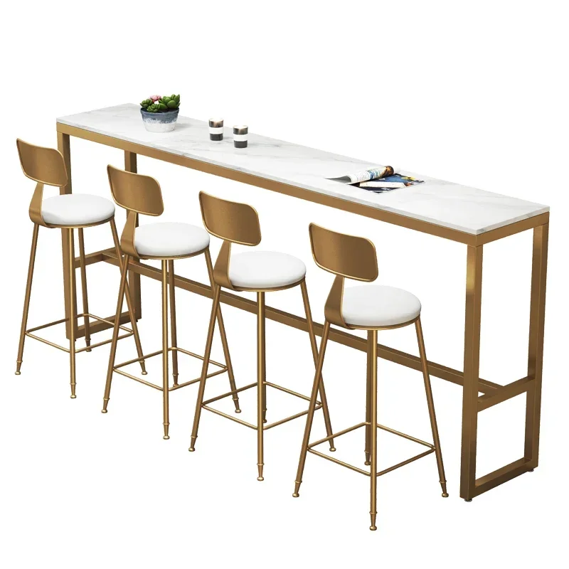 Nordic Kitchen Bar Table Alcohol Bistro Counter Kayak Bar Table Party Reception Coffee Reception Desk Wood Furniture Mesas FYBT
