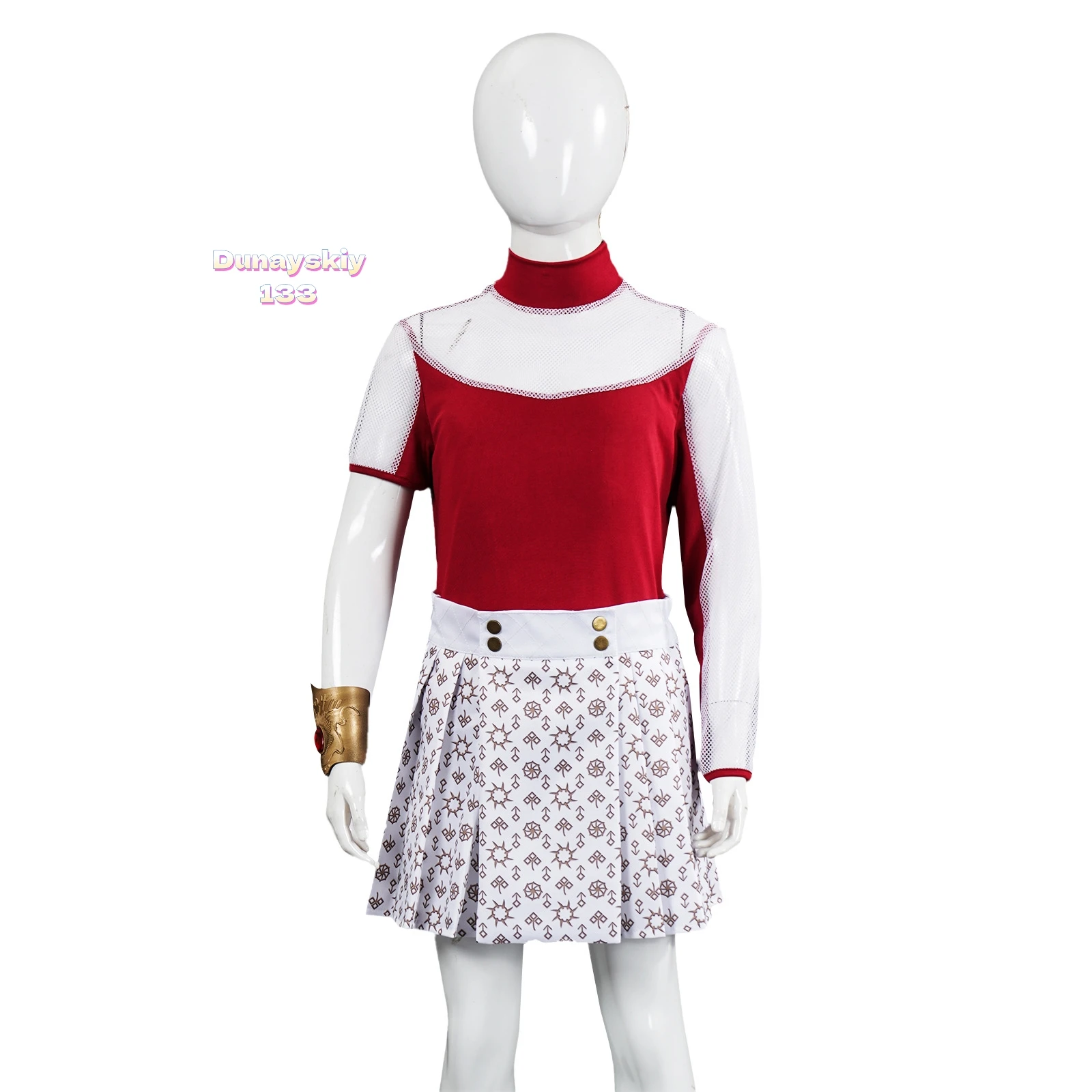 2025 TV Zombies Cosplay Costume - Adult Women’s Fantasy Top & Skirt Set, Perfect Disguise for Roleplay & Fantasia Party Outfits