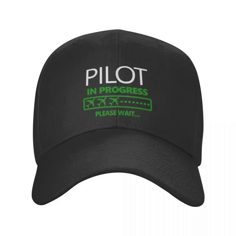 Future Pilot In Progress Baseball Cap fishing hat Cosplay Brand Man cap black Women\'s Beach Outlet 2024 Men\'s